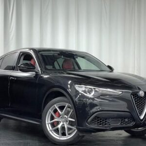 2018 Alfa Romeo Stelvio black gasoline used car Japan export