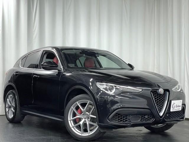 Ref:AUX-25036656 ALFA ROMEO STELVIO 2018 1 2018 Alfa Romeo Stelvio black gasoline used car Japan export