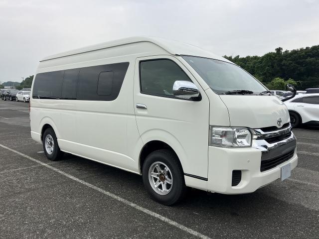 Ref:AUX-25036688 TOYOTA HIACE WAGON 2018 1 2018 Toyota Hiace Wagon white gasoline used car Japan export