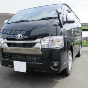 2025 Toyota Hiace Van black diesel used car Japan export