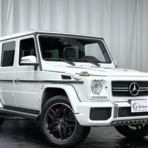 2015 Mercedes Benz G-Class white gasoline used car Japan export