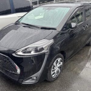 2021 Toyota Sienta black gasoline used car Japan export