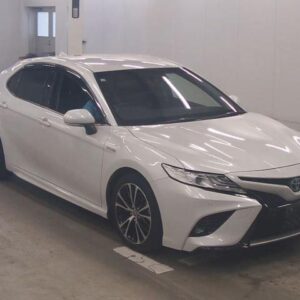2019 Toyota Camry pearl gasoline used car Japan export