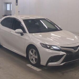 2021 Toyota Camry pearl gasoline used car Japan export