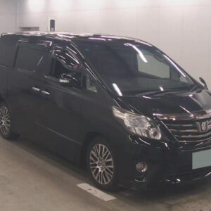 2013 Toyota Alphard black gasoline used car Japan export