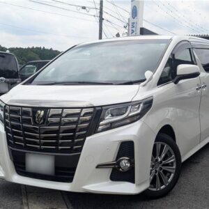 2017 Toyota Alphard pearl gasoline used car Japan export