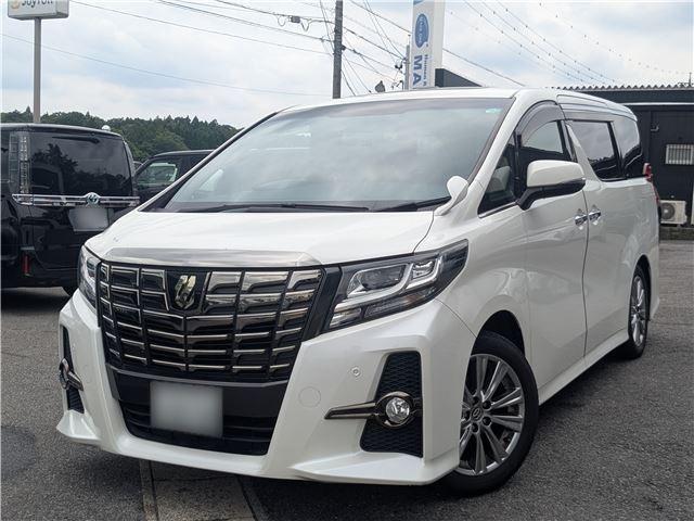 Ref:AUX-25041349 TOYOTA ALPHARD 2017 1 2017 Toyota Alphard pearl gasoline used car Japan export