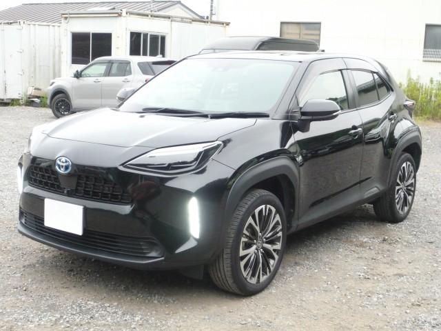 Ref:AUX-25041352 TOYOTA YARIS CROSS 2022 1 2022 Toyota Yaris Cross black gasoline used car Japan export