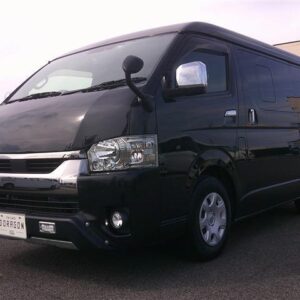 2022 Toyota Hiace Van black diesel used car Japan export