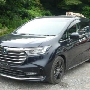 2021 Honda Odyssey Hybrid black gasoline used car Japan export