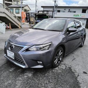 2019 Lexus Ct gray hybrid used car Japan export