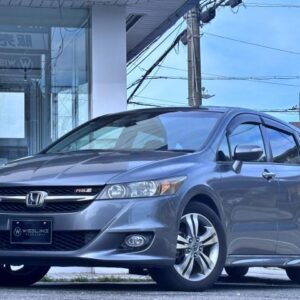 2009 Honda Stream gray gasoline used car Japan export