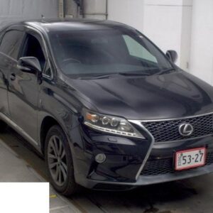 2012 Lexus Rx black gasoline used car Japan export