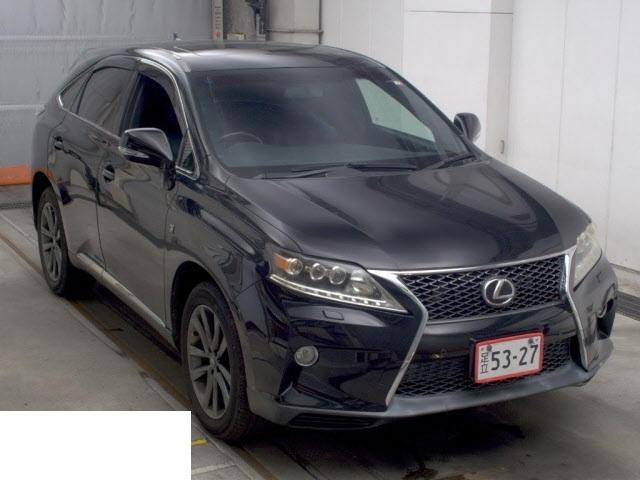 Ref:AUX-25046025 LEXUS RX 2012 1 2012 Lexus Rx black gasoline used car Japan export