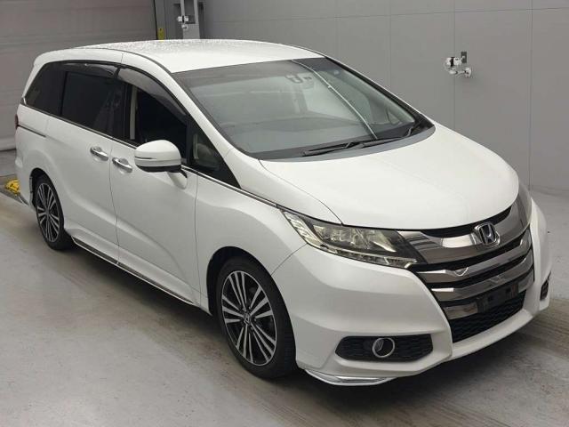 Ref:AUX-25050274 HONDA ODYSSEY 2014 1 2014 Honda Odyssey pearl gasoline used car Japan export