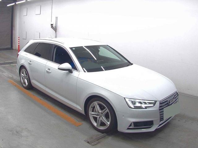 Ref:AUX-25050285 AUDI A4 AVANT 2020 1 2020 Audi A4 Avant white gasoline used car Japan export