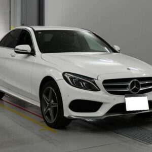 2018 Mercedes Benz C-Class white diesel used car Japan export