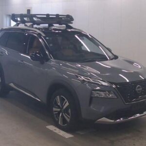 2023 Nissan X-Trail gray gasoline used car Japan export