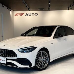 2024 Mercedes Amg C-Class pearl hybrid used car Japan export
