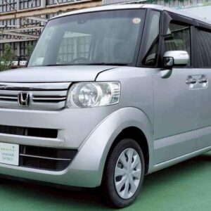2016 Honda N-Box silver gasoline used car Japan export