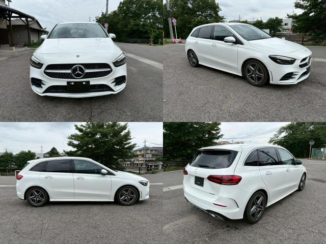 Ref:AUX-25056868 MERCEDES BENZ B-CLASS 2023 1 2023 Mercedes Benz B-Class white gasoline used car Japan export