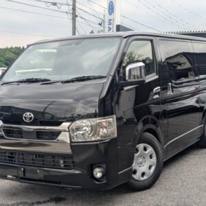 2020 Toyota Hiace Van black gasoline used car Japan export
