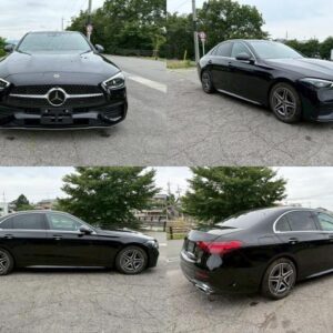 2021 Mercedes Benz C-Class black gasoline used car Japan export