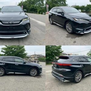 2022 Toyota Harrier black gasoline used car Japan export