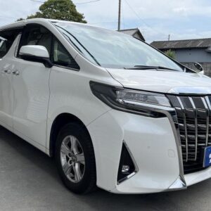 2021 Toyota Alphard Hybrid pearl hybrid used car Japan export