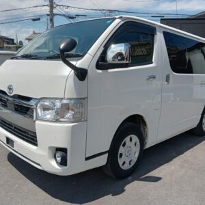 2021 Toyota Hiace Van pearl gasoline used car Japan export