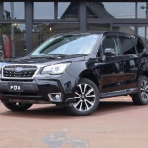 2018 Subaru Forester black gasoline used car Japan export