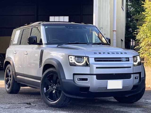 Ref:AUX-25061214 LAND ROVER DEFENDER 2020 1 2020 Land Rover Defender silver gasoline used car Japan export