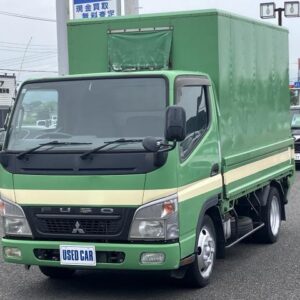 2008 Mitsubishi Fuso Canter green diesel used car Japan export