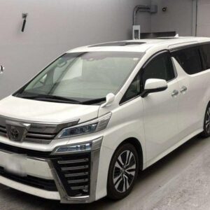 2020 Toyota Vellfire pearl gasoline used car Japan export