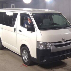 2021 Toyota Hiace Van white diesel used car Japan export