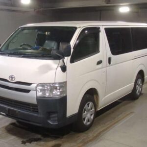 2016 Toyota Hiace Van white diesel used car Japan export
