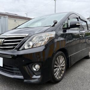 2015 Toyota Alphard black gasoline used car Japan export