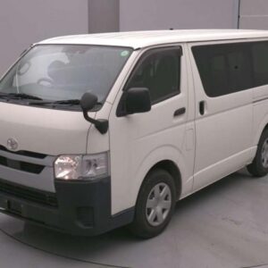2021 Toyota Hiace Van white diesel used car Japan export