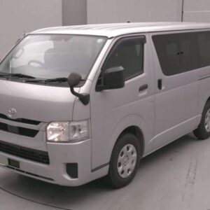 2023 Toyota Hiace Van silver diesel used car Japan export