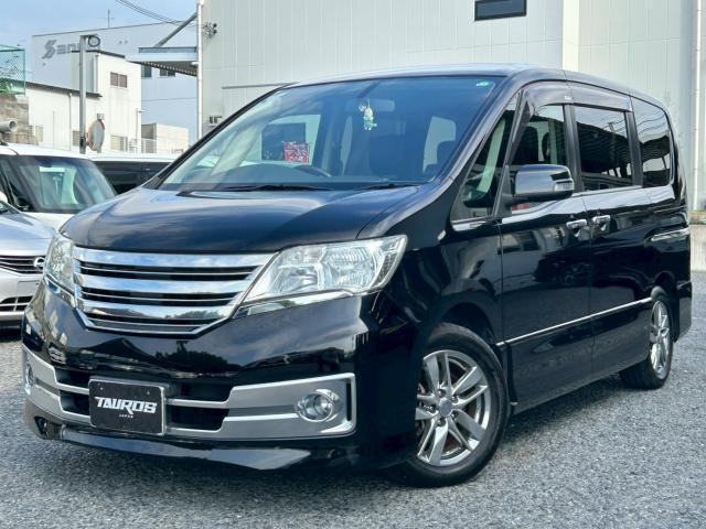 Ref:AUX-25061804 NISSAN SERENA 2011 1 2011 Nissan Serena black gasoline used car Japan export