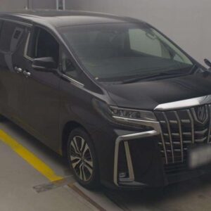 2022 Toyota Alphard black gasoline used car Japan export