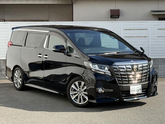 Ref:AUX-25070337 TOYOTA ALPHARD 2016 1 2016 Toyota Alphard black gasoline used car Japan export