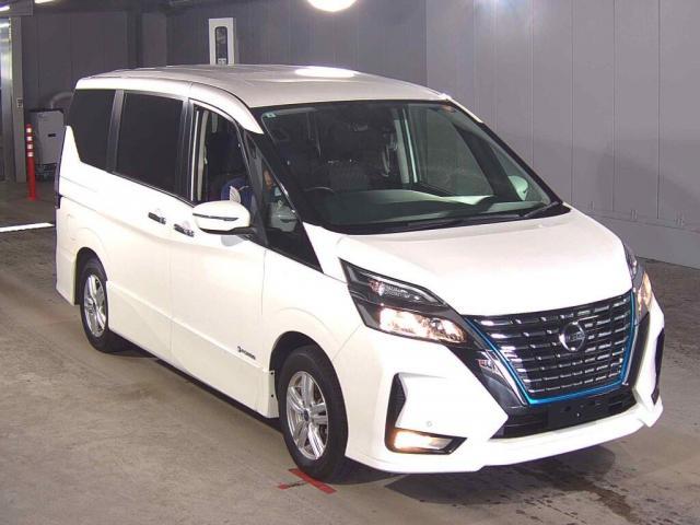 Ref:AUX-25070339 NISSAN SERENA 2020 1 2020 Nissan Serena pearl gasoline used car Japan export