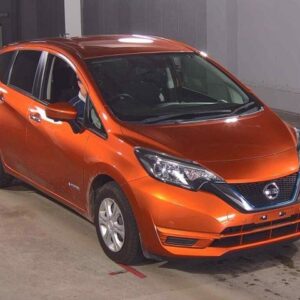 2017 Nissan Note orange gasoline used car Japan export