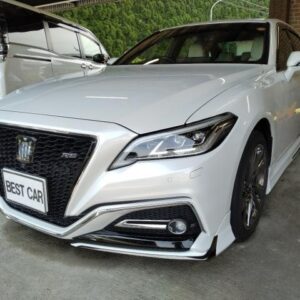 2022 Toyota Crown Hybrid white hybrid used car Japan export