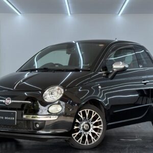 2012 Fiat 500 black gasoline used car Japan export