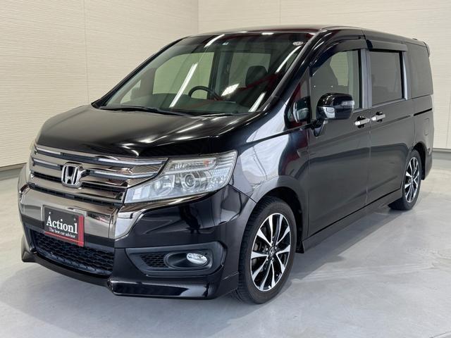 Ref:AUX-25070861 HONDA STEPWAGON SPADA 2014 1 2014 Honda Stepwagon Spada black gasoline used car Japan export