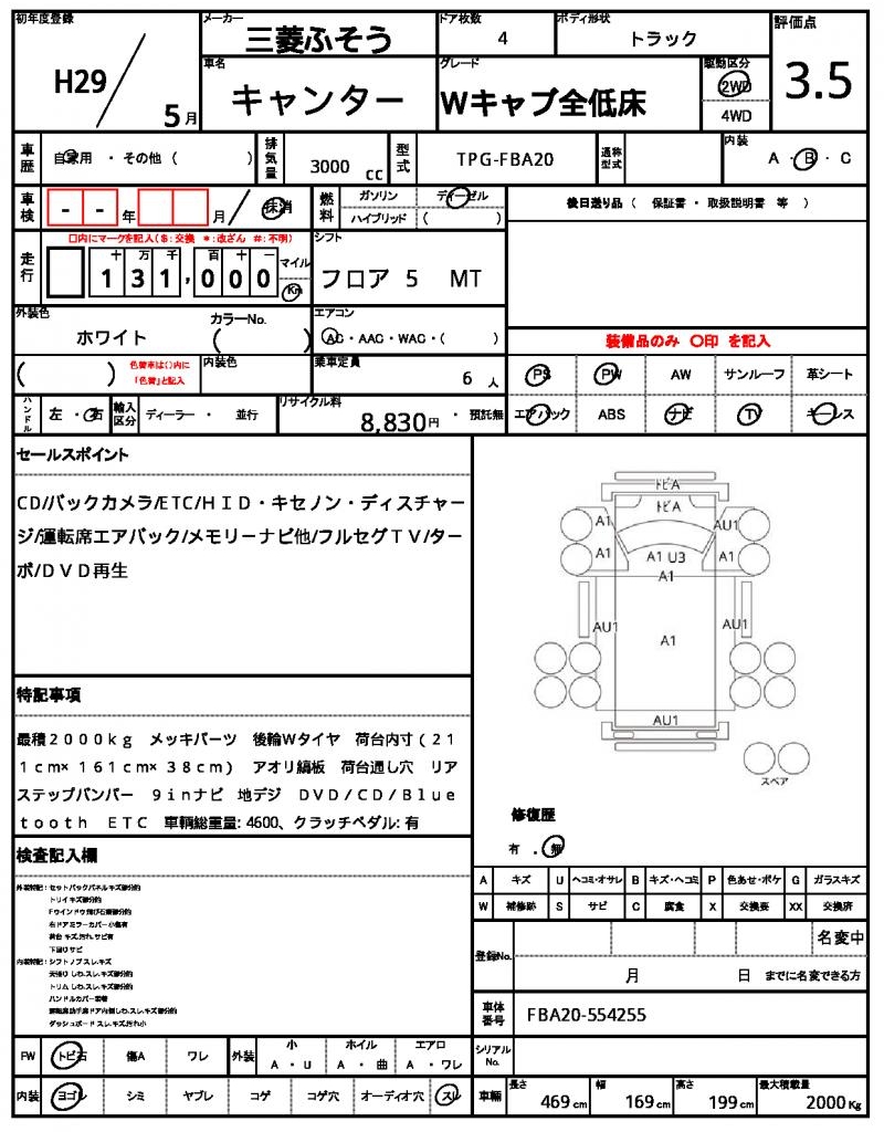 Ref:AUX-25070877 MITSUBISHI FUSO CANTER 2017 21 Ref:AUX-25070877 MITSUBISHI FUSO CANTER 2017 - Image 21