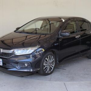 2018 Honda Grace blue hybrid used car Japan export