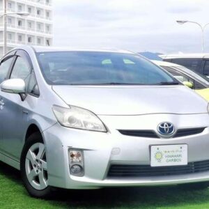 2010 Toyota Prius silver hybrid used car Japan export